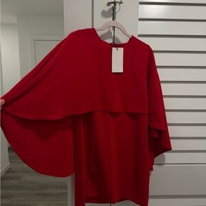 Red Cape Dress